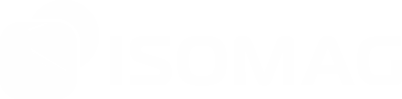 Логотип ISO-MAG белый